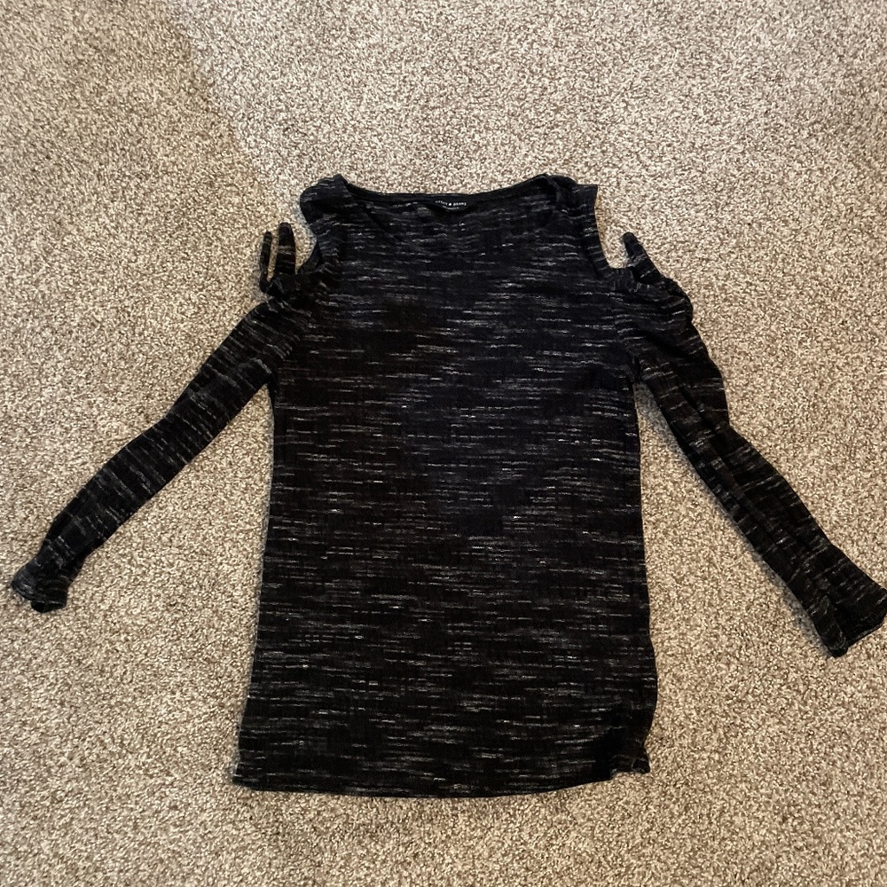Lucky brand open shoulder top